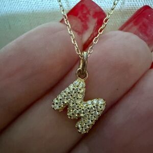 Holiday gifts! Rachel Zoe Gold Plated Necklace with Clear Stones